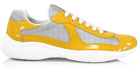 prada americas cup yellow|prada americas cup sneakers cheap.